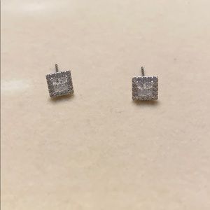 925 silver CZ earrings